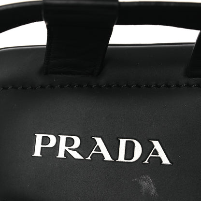 Prada Spazzolato Rois Mens Fisherman Cage Sandals 9 Black 9 of 13