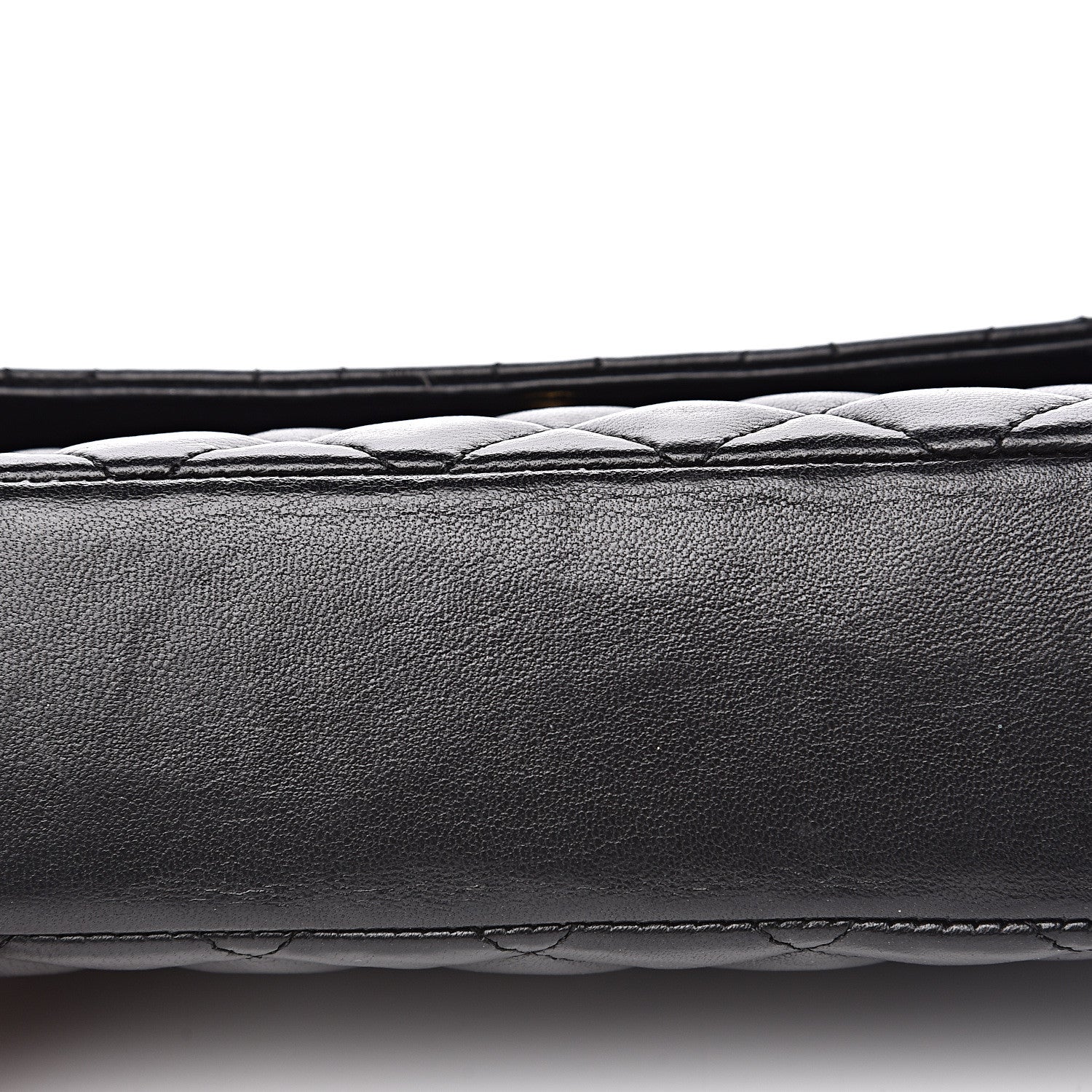 Chanel Lambskin Quilted Mini Rectangular Flap Bag Black 10 of 18