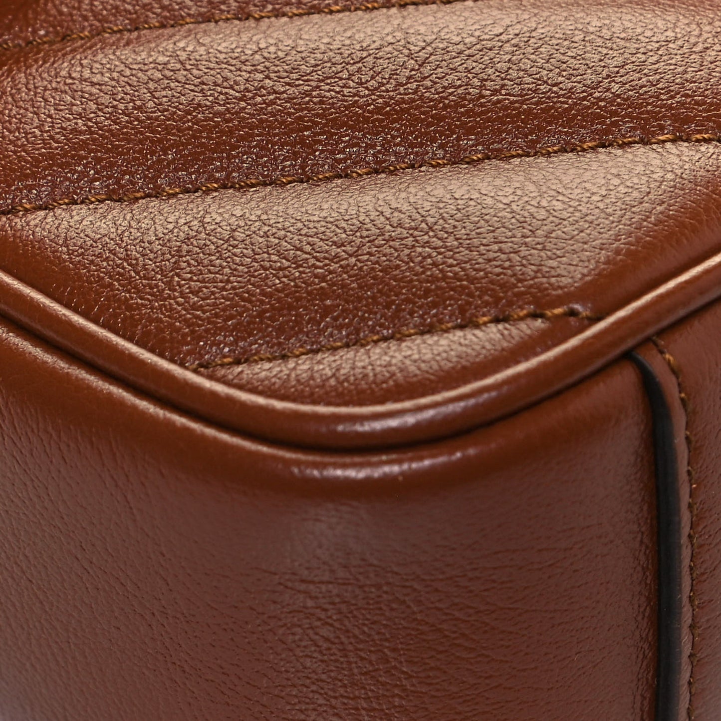 Azalea Calfskin Matelasse Diagonal Mini GG Marmont Shoulder Bag Cuir