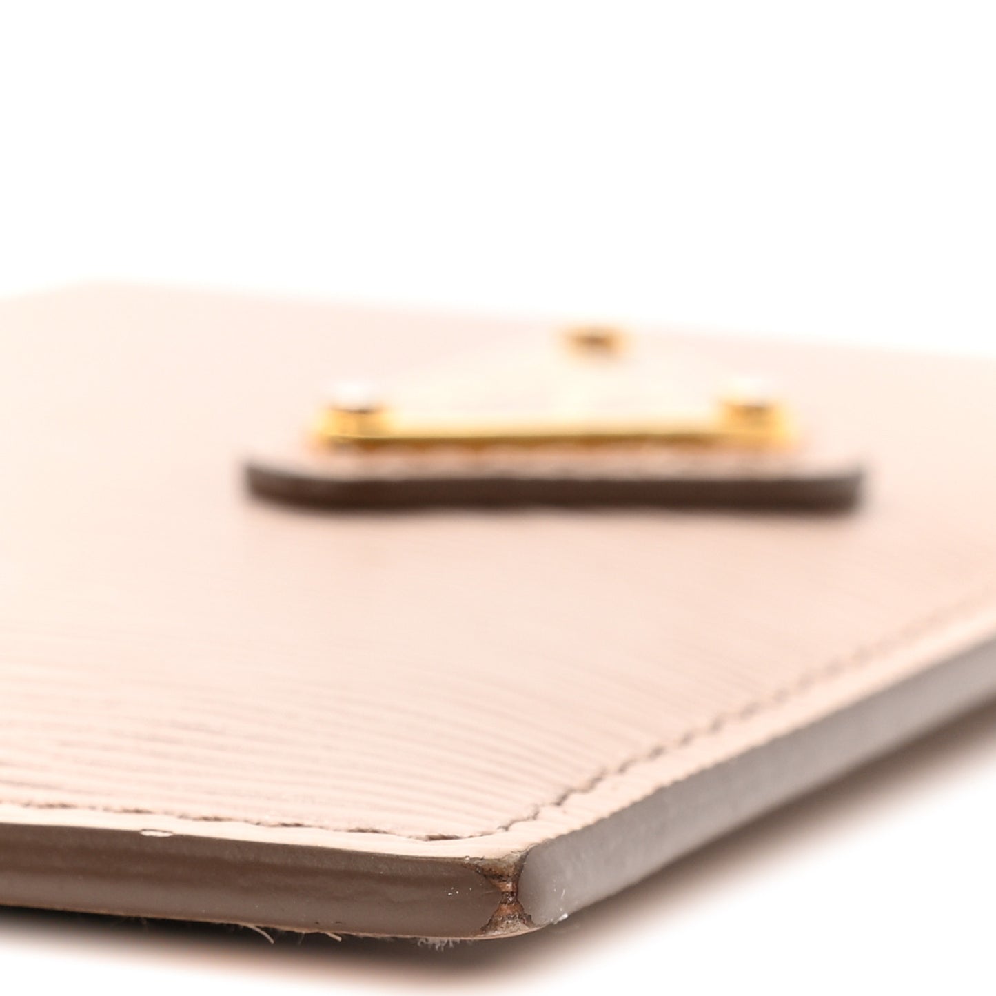 Vitello Move Triangle Card Case Cipria
