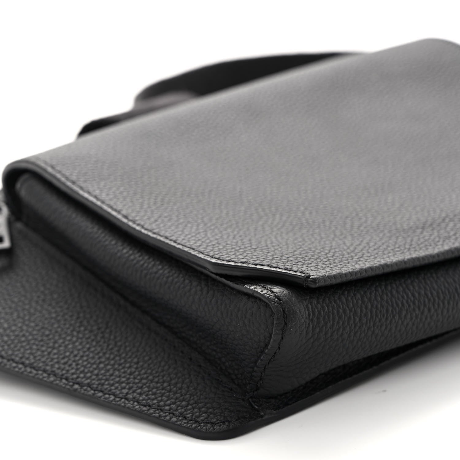 Louis Vuitton Grained Calfskin Aerogram Takeoff Sling Black 9 of 11