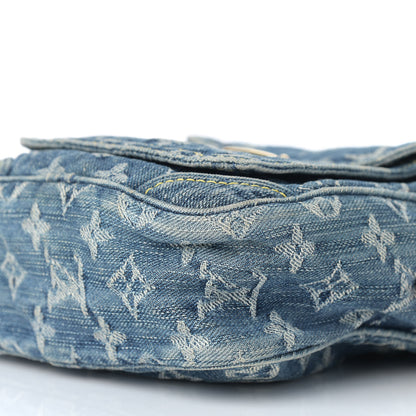 Louis Vuitton Denim Camera Bag Blue 9 of 12