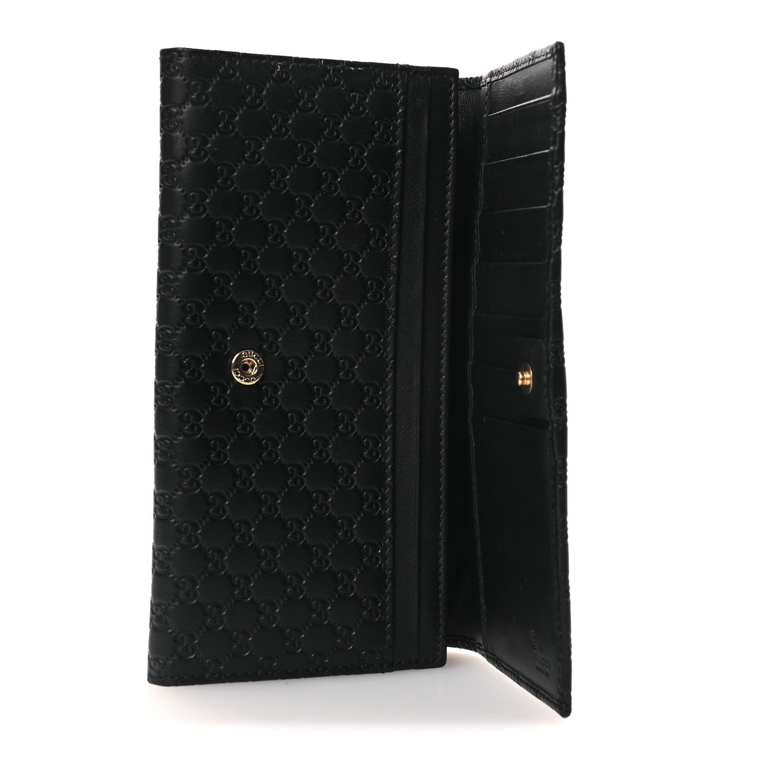 Gucci Soft Microguccissima Continental Wallet Black 5 of 11