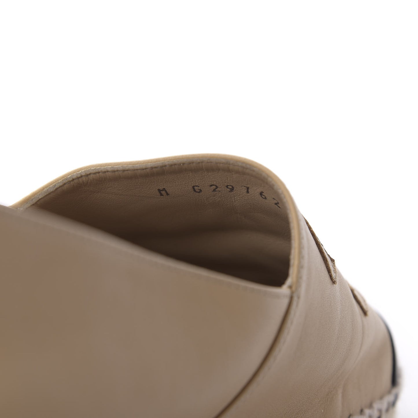 Lambskin CC Espadrilles 39 Beige Black