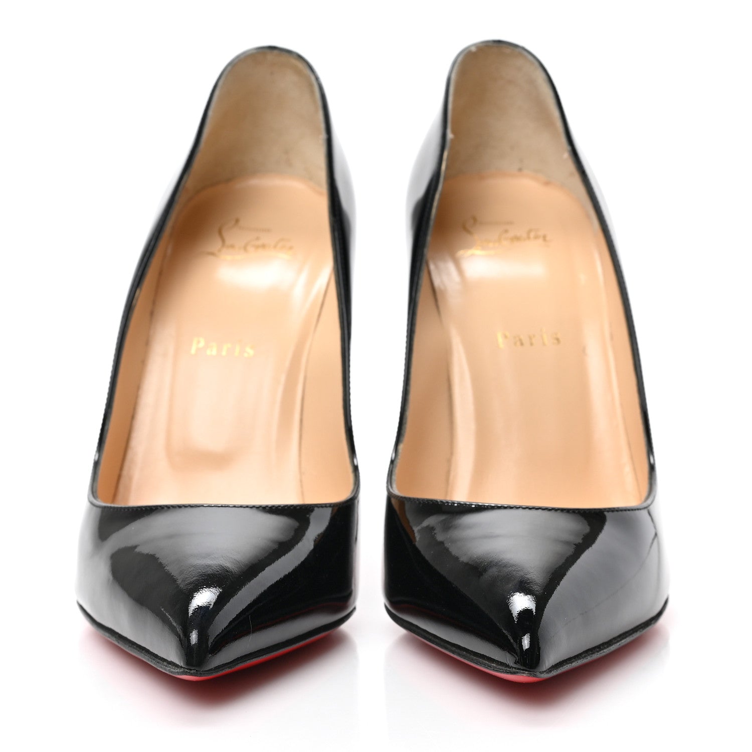 Christian Louboutin Patent Pigalle Follies 100 Pumps 40 Black 2 of 8
