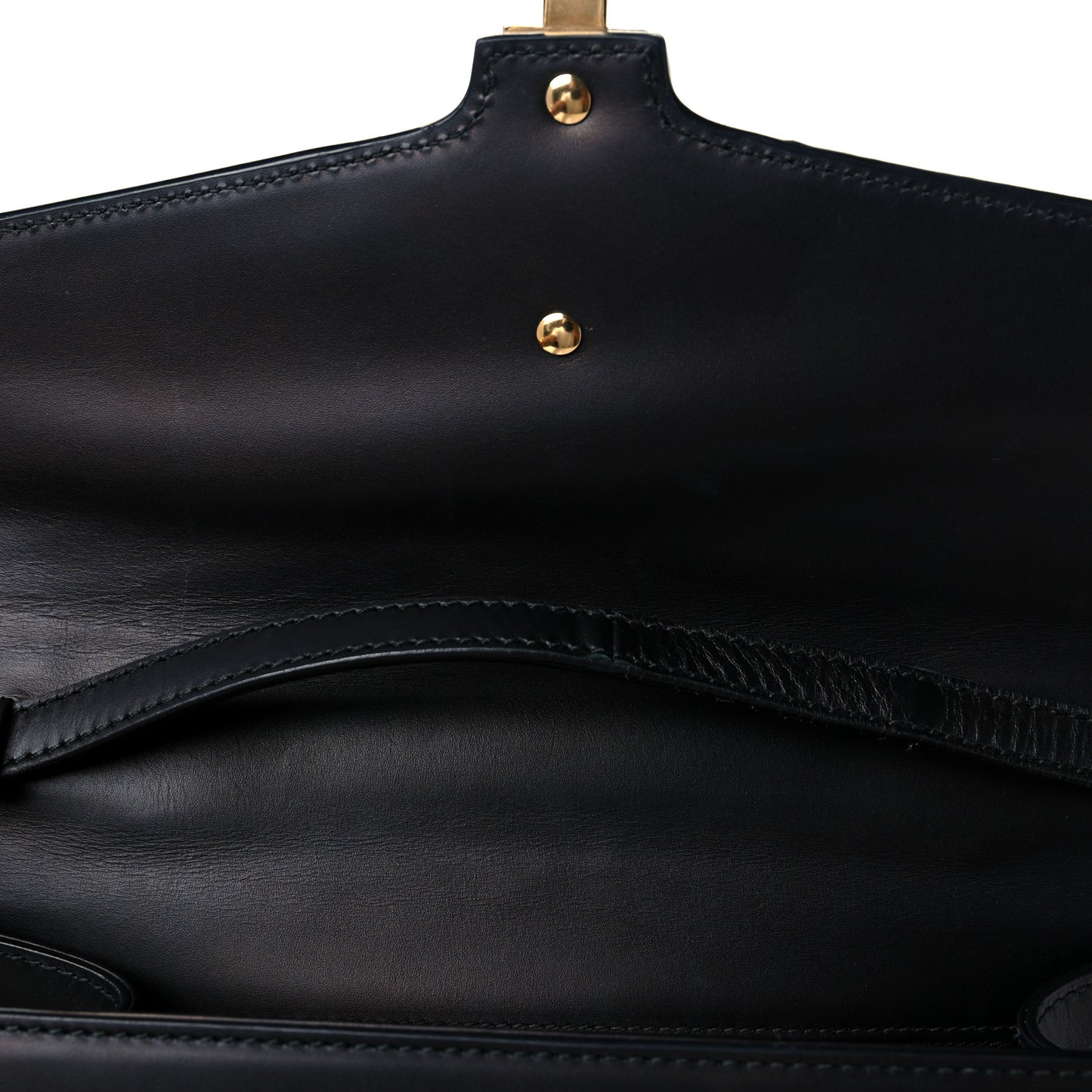 Calfskin Medium Sylvie Top Handle Bag Black