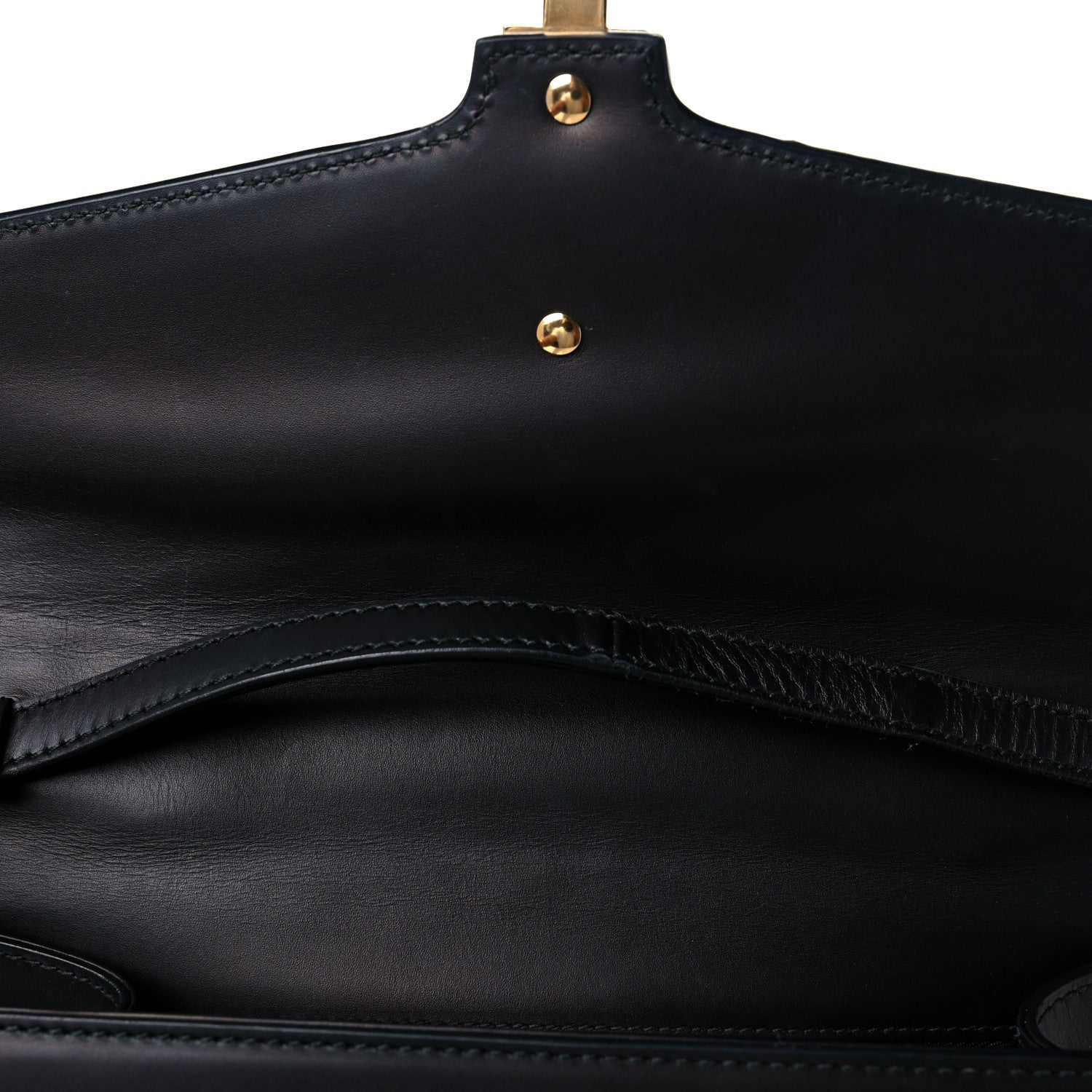 Gucci Calfskin Medium Sylvie Top Handle Bag Black 11 of 11