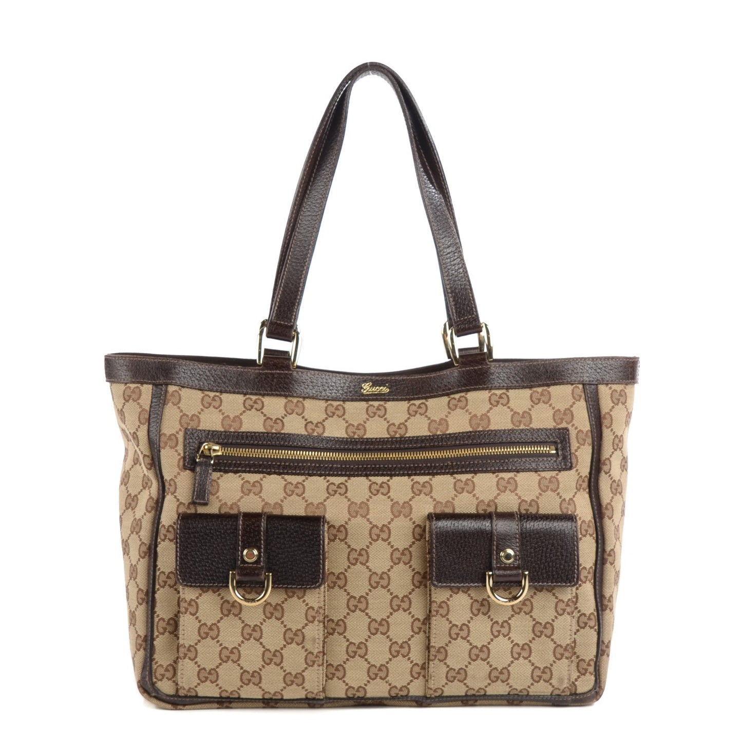 Monogram Abbey Tote Brown