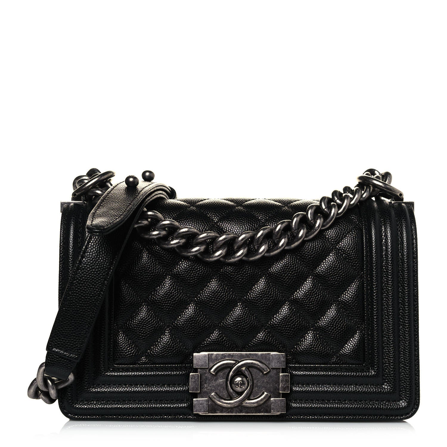 Chanel Caviar Quilted Small Boy Flap Black 1 of 13