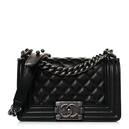 Chanel Caviar Quilted Small Boy Flap Black 1 of 13