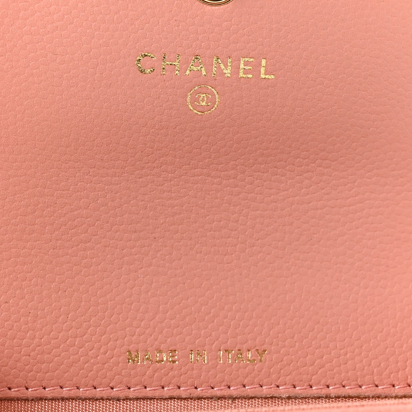 Caviar Quilted Boy Flap Card Holder Wallet Light Pink
