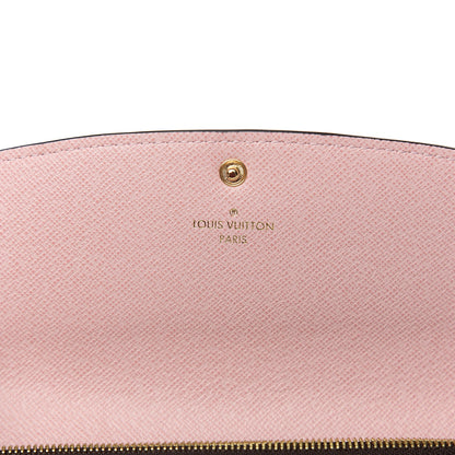 Louis Vuitton Monogram Emilie Wallet Rose Ballerine 5 of 6