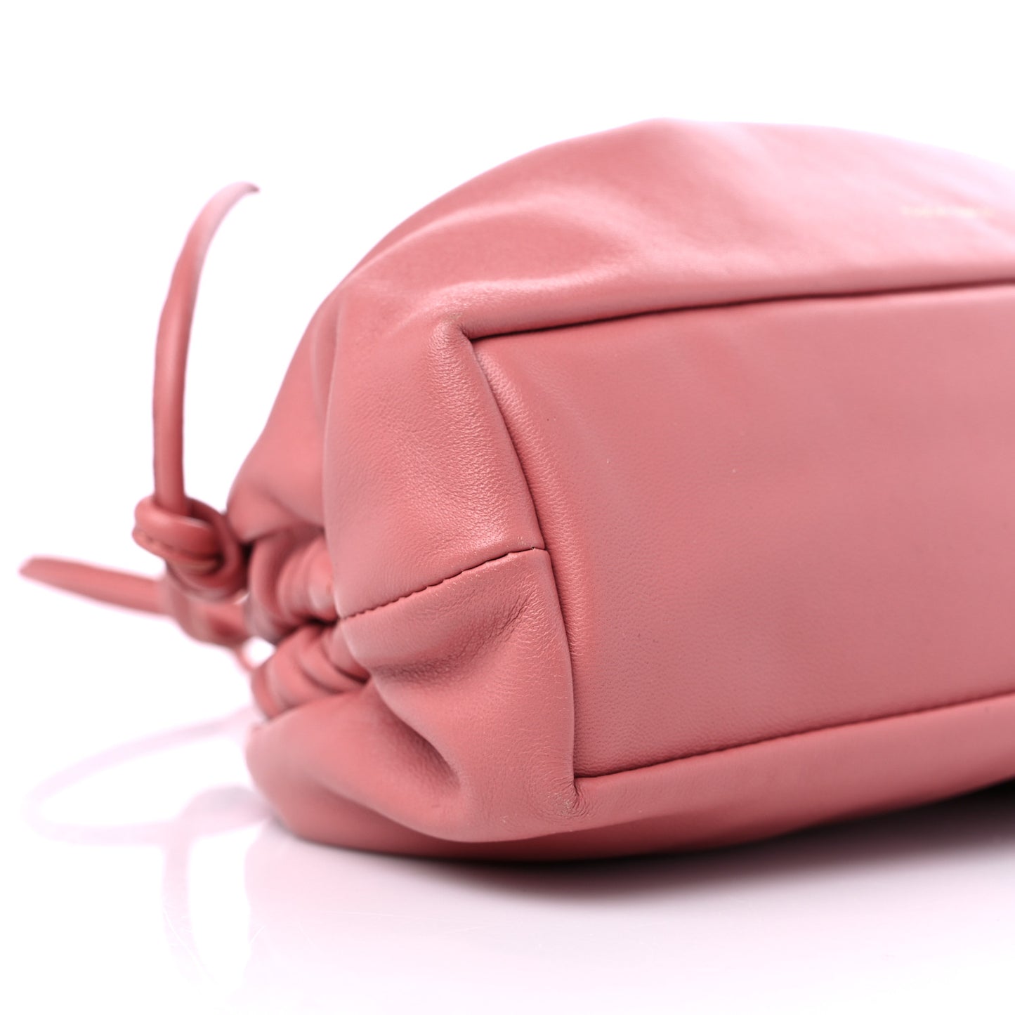 Lambskin Mini Cloud Clutch Blush