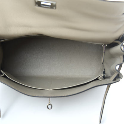 Hermes Togo Kelly Retourne 32 Gris Tourterelle 5 of 13