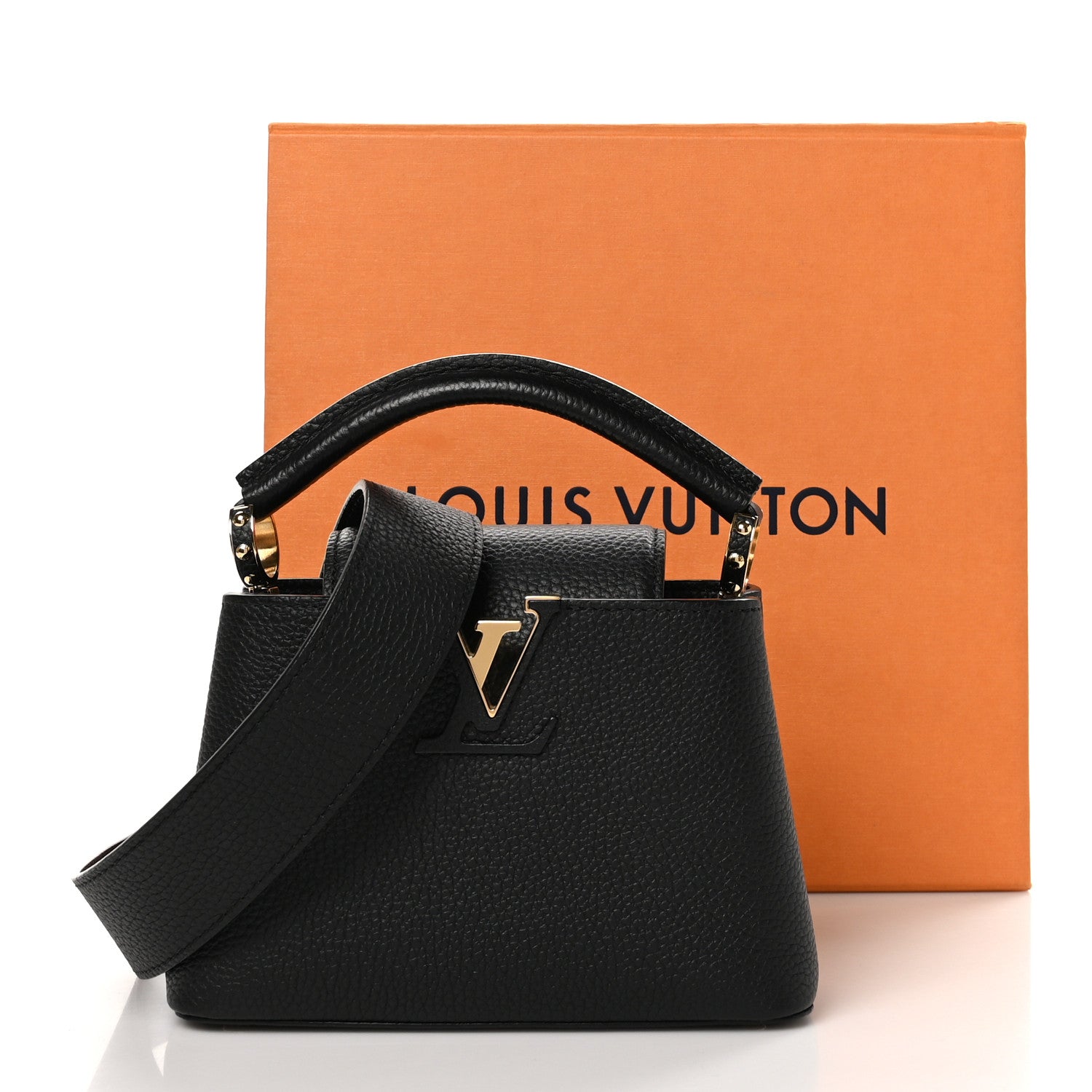 Louis Vuitton Taurillon Mini Capucines Black 11 of 11