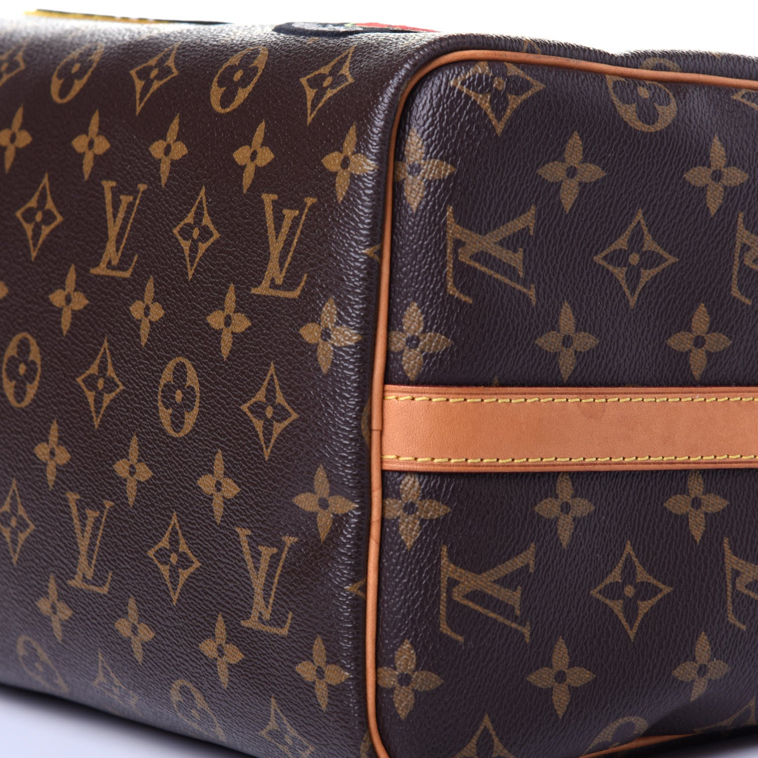 Louis Vuitton Monogram Patches Speedy Bandouliere 30 9 of 12