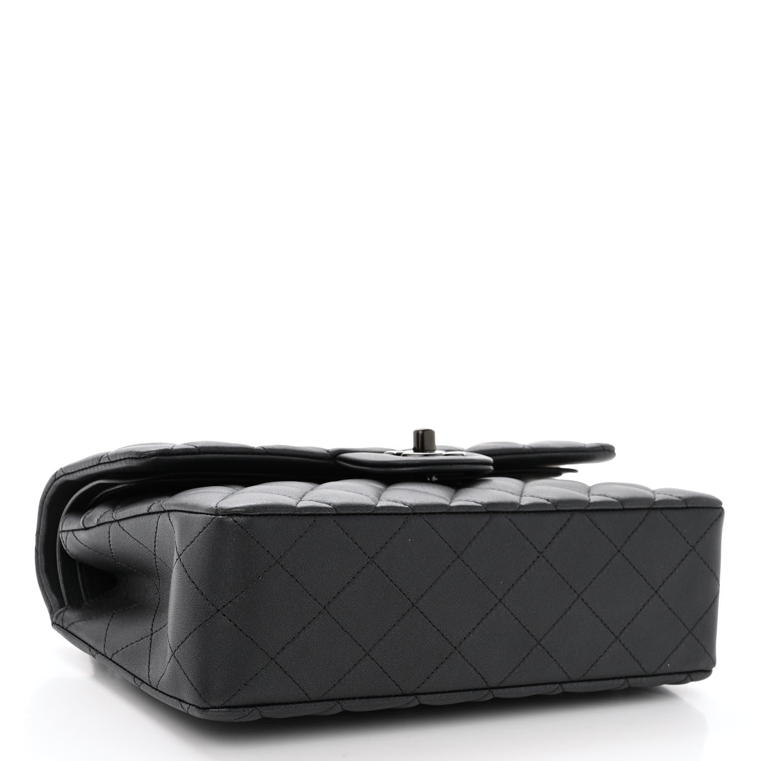 Chanel Lambskin Quilted Small Double Flap So Black 4 of 13