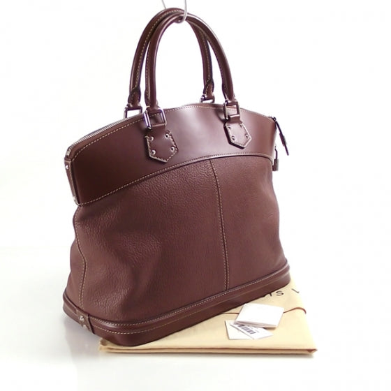 Louis Vuitton Suhali Lockit MM Brown 3 of 8