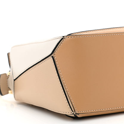 Loewe Calfskin Small Puzzle Bag Dusty Beige Soft White 8 of 9