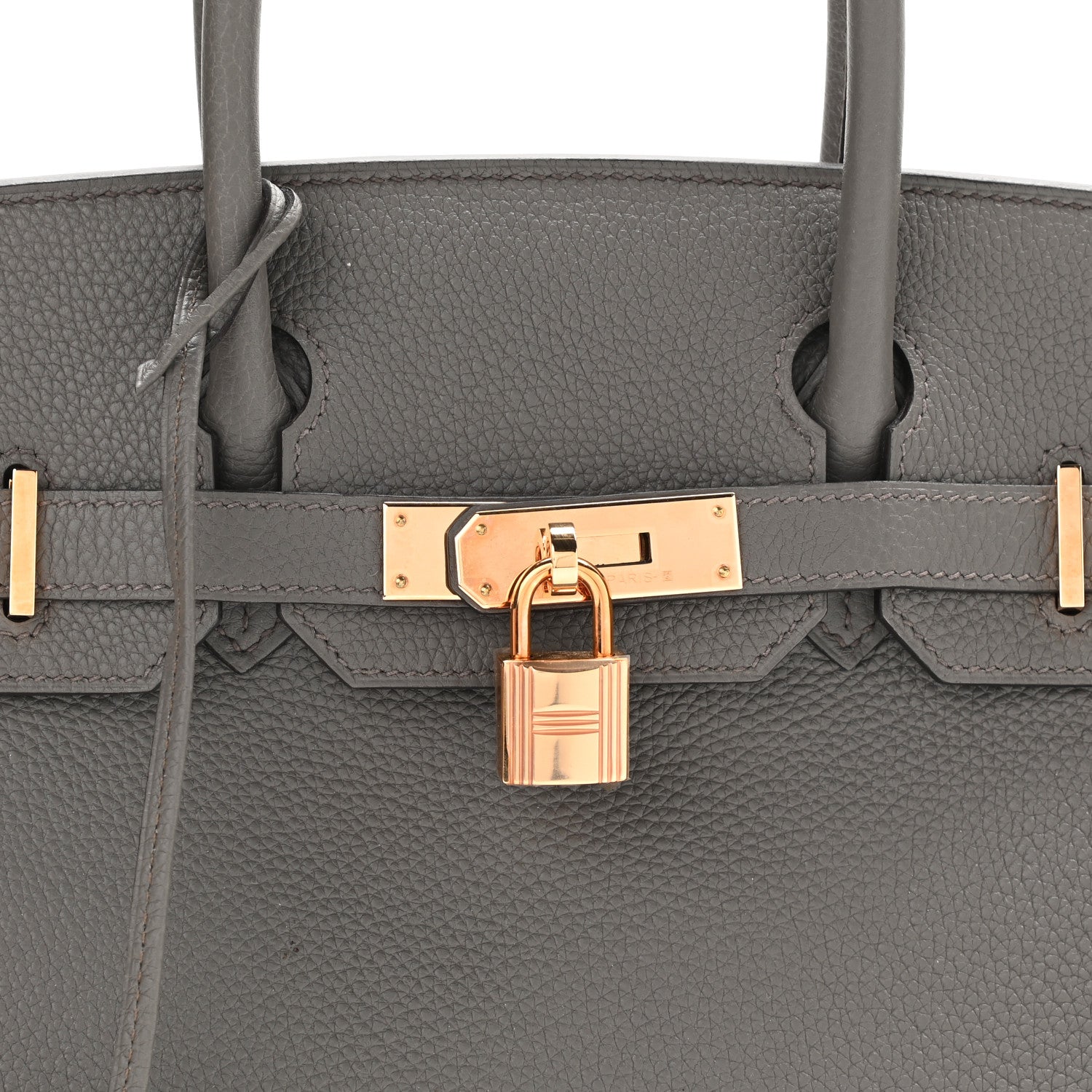 Hermes Togo Birkin 30 Etain 8 of 11