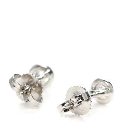 Tiffany Platinum Diamond .34ctw Elsa Peretti Diamonds By The Yard Earrings 3 of 5