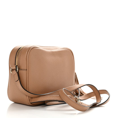 Gucci Pebbled Calfskin Small Soho Disco Bag Camelia 3 of 12