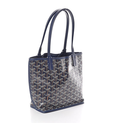 Goyard Goyardine Reversible Mini Anjou Navy 6 of 18