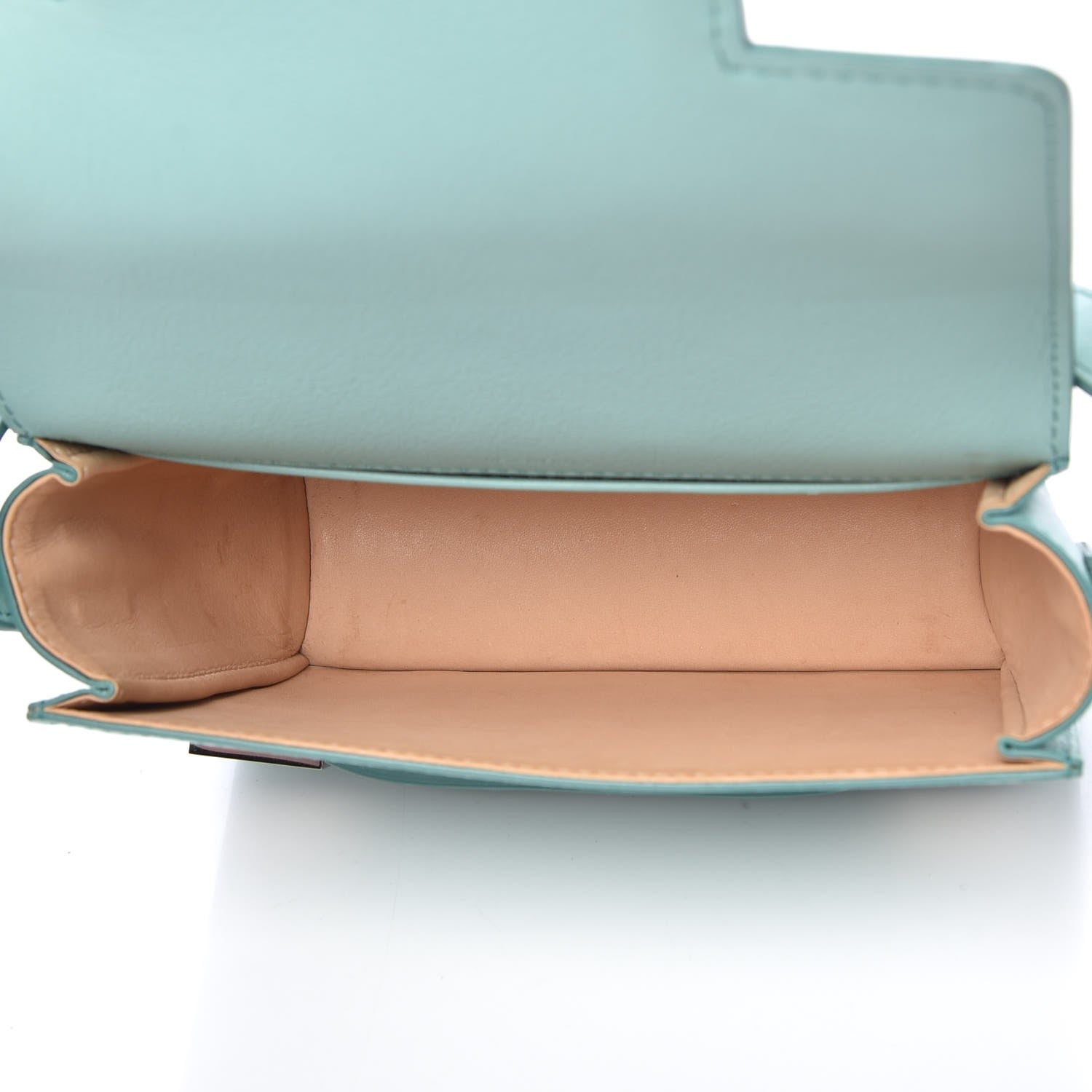 Delvaux Calfskin Mini Madame Crossbody Lagon 5 of 7
