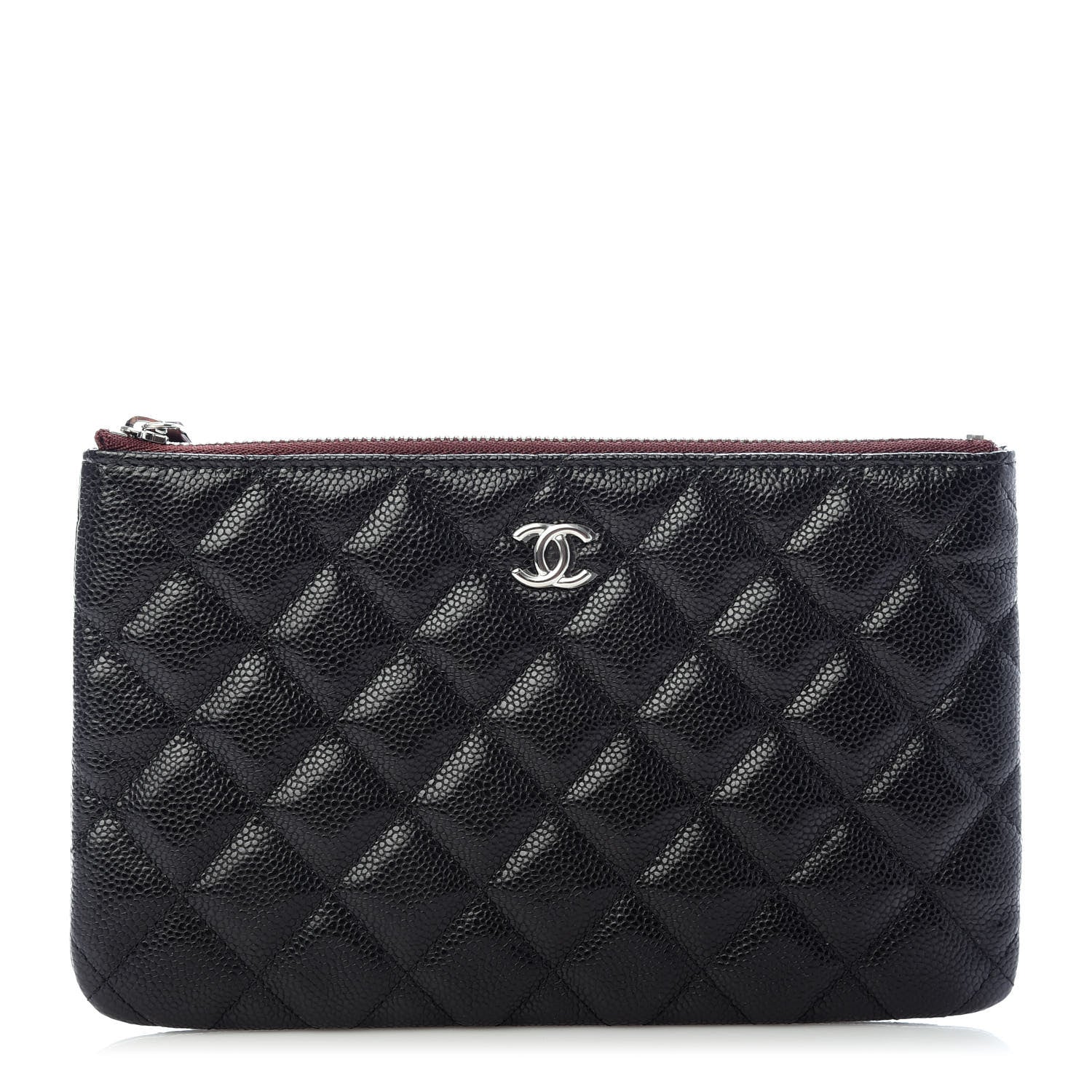 Chanel Caviar Quilted Cosmetic Case Black 1 of 8