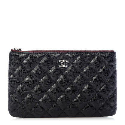 Chanel Caviar Quilted Cosmetic Case Black 1 of 8