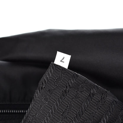 Prada Tessuto Nylon Saffiano Messenger Satchel Black 9 of 15