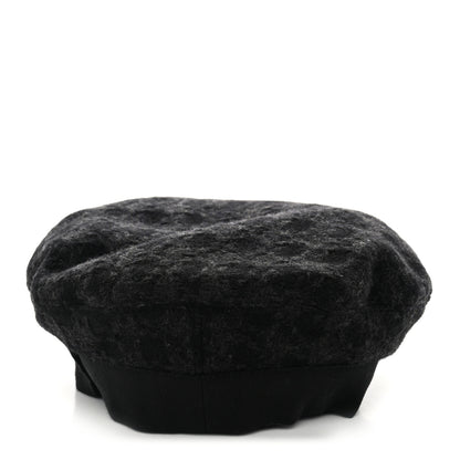 Chanel Cashmere Gripoix CC Beret M Black 4 of 7