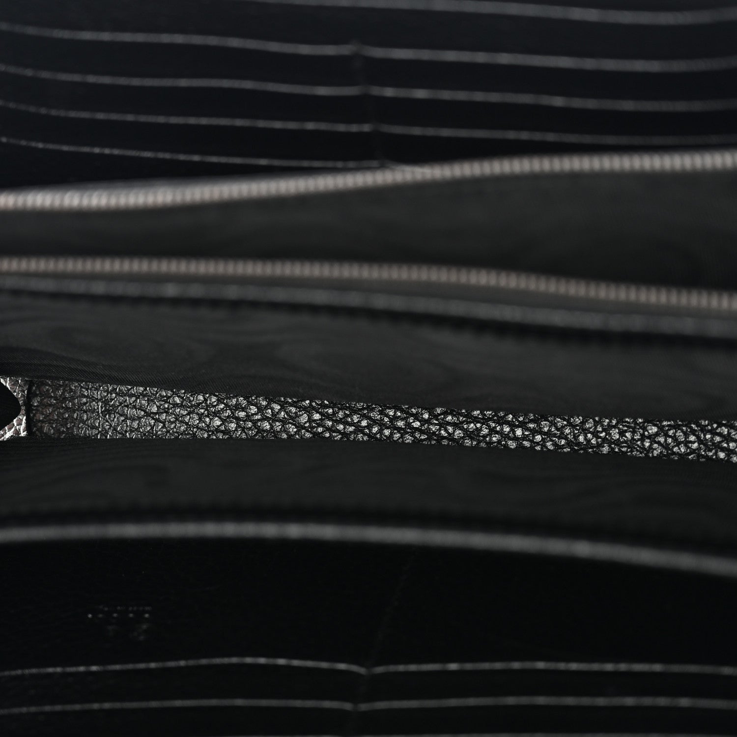 Gucci Calfskin GG Marmont Chain Wallet Black 5 of 11