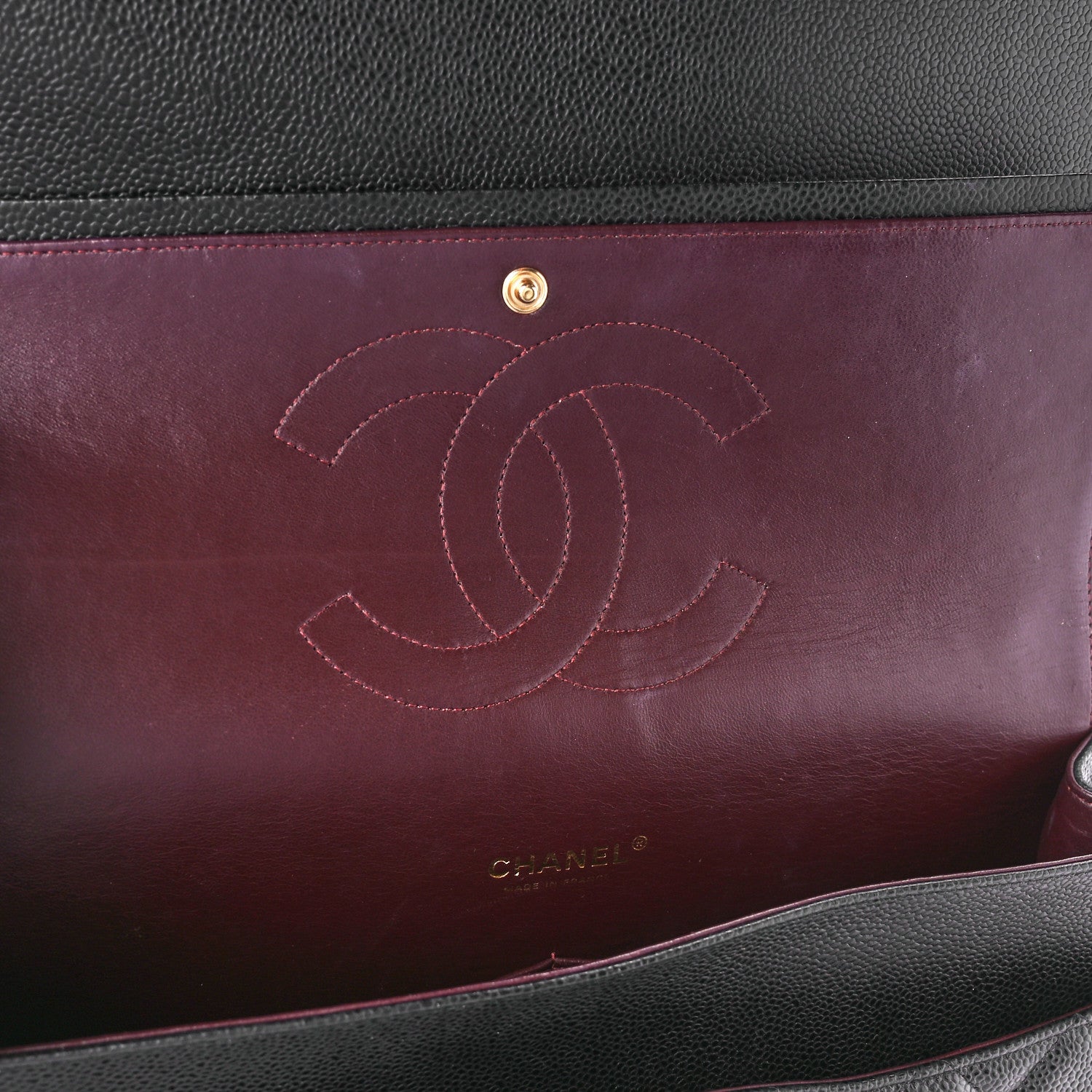 Chanel Caviar Quilted Maxi Double Flap Black 6 of 11