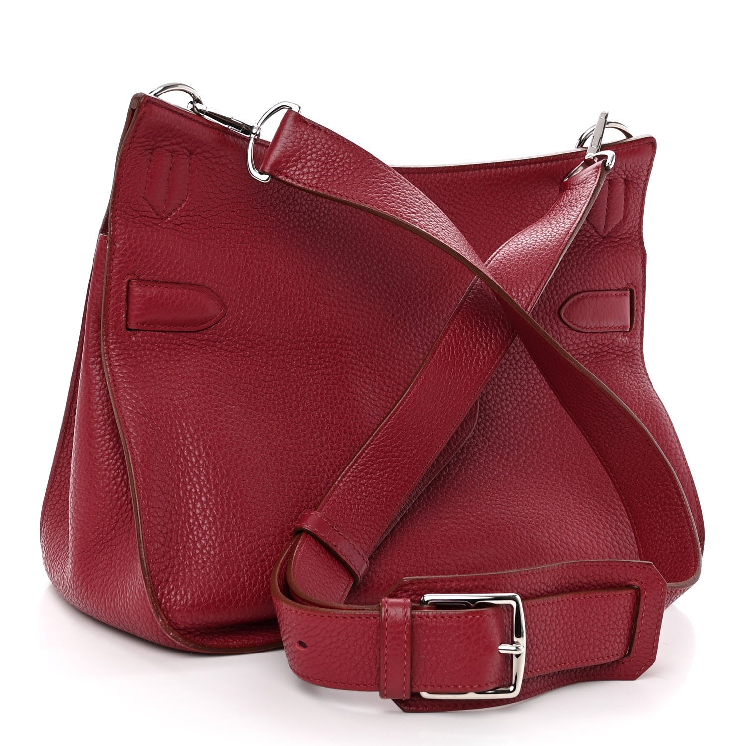 Hermes Taurillon Clemence Jypsiere 34 Rubis 3 of 17