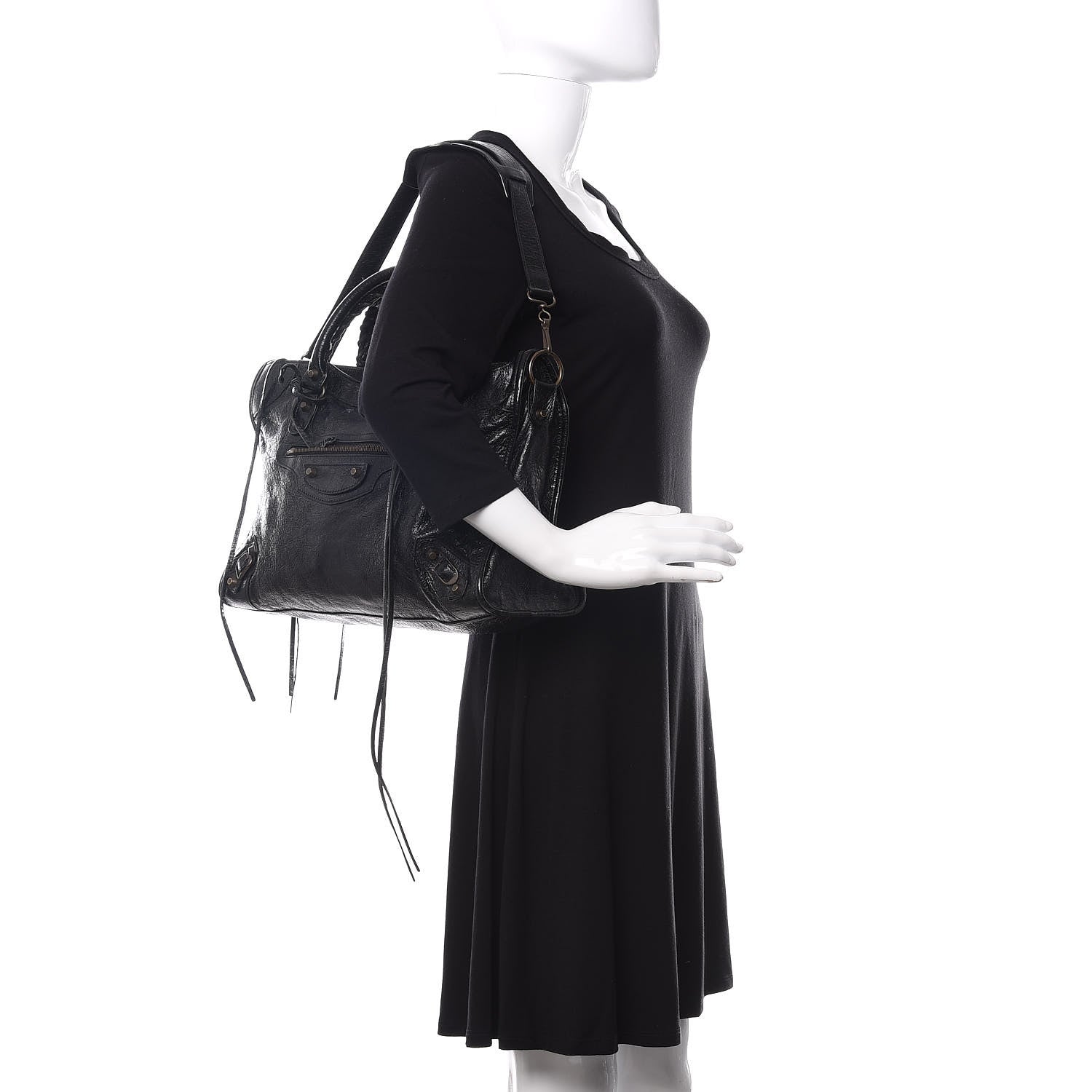 Balenciaga Agneau Classic Hardware City Black 2 of 10
