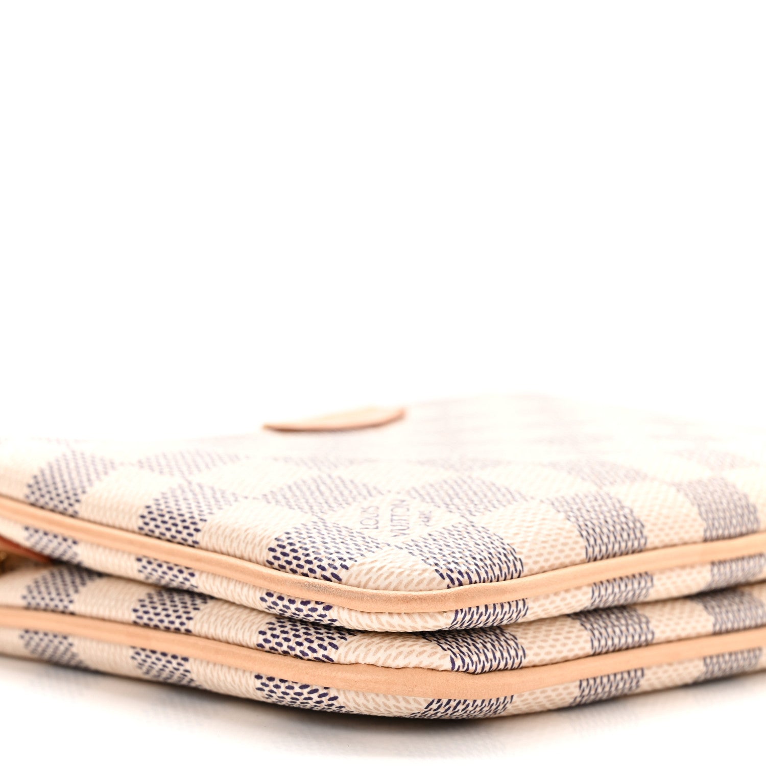 Louis Vuitton Damier Azur Double Zip Pochette 8 of 11