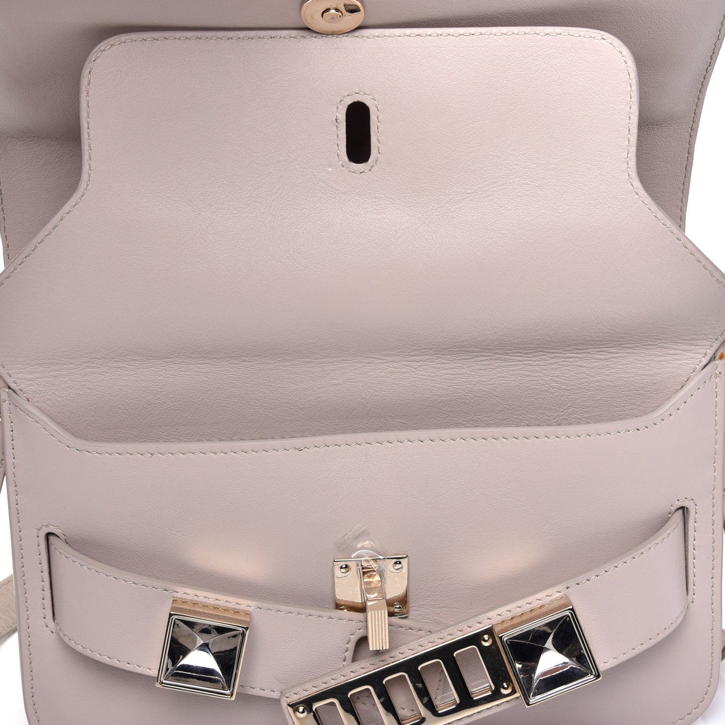 Smooth Calfskin Mini PS11 Classic Shoulder Bag Clay