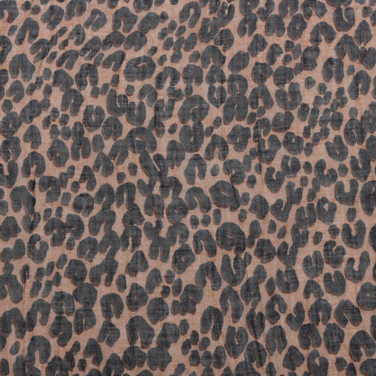 Louis Vuitton Cashmere Silk Leopard Etole Stole Marron 4 of 6