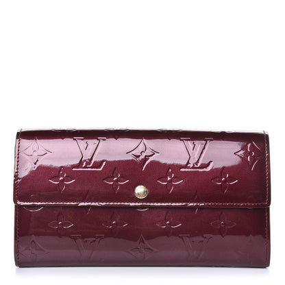 Louis Vuitton Vernis Sarah Wallet Rouge Fauviste 1 of 8