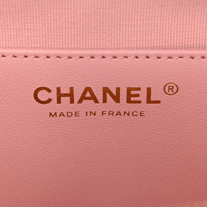 Chanel Lambskin Quilted Large CC In Love Heart Bag Light Pink 6 of 11
