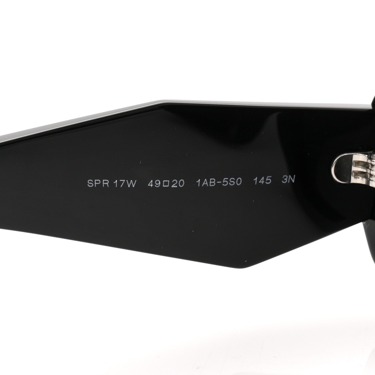 Prada Acetate Symbole Sunglasses SPR 17W Black 6 of 7