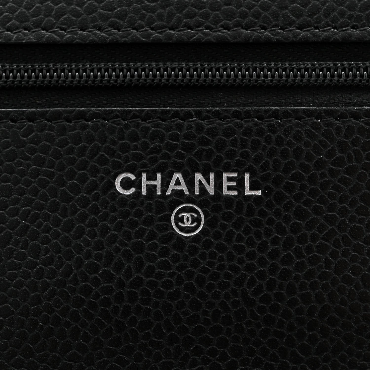 Chanel Caviar Quilted Wallet on Chain WOC Black 6 of 12