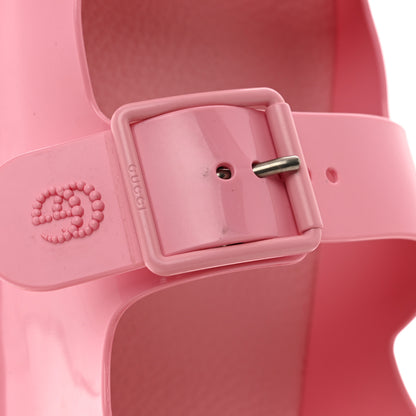 Gucci Rubber Mini Double G Womens Isla Dad Sandals 41 Wild Rose 13 of 14