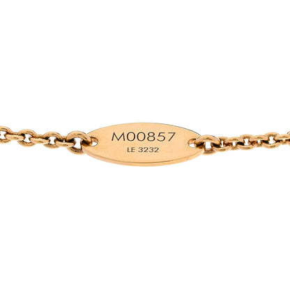 Louis Vuitton Essential V Necklace Gold 6 of 6