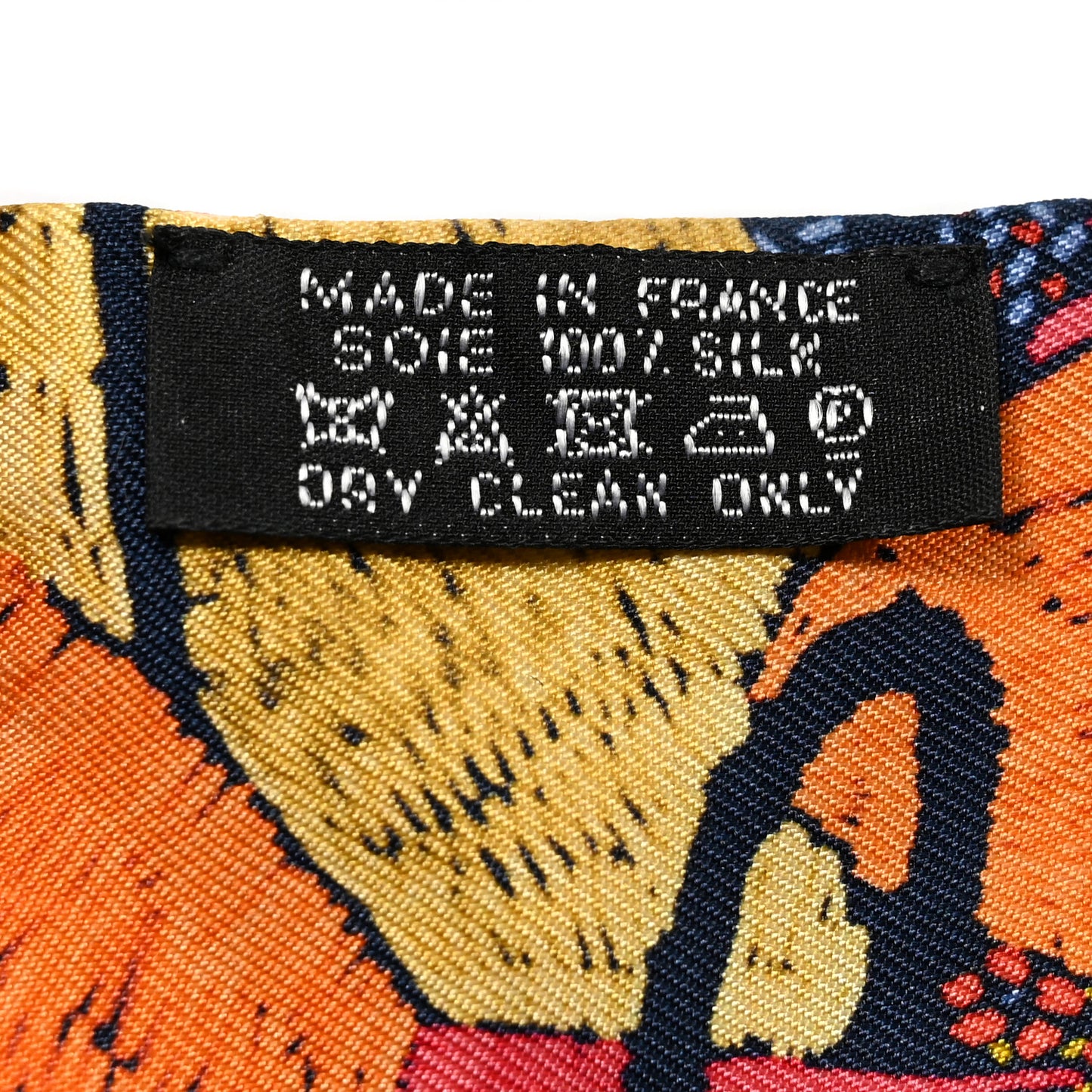 Silk Chacun Fait Son Nid Twilly Orange Marine Rouge