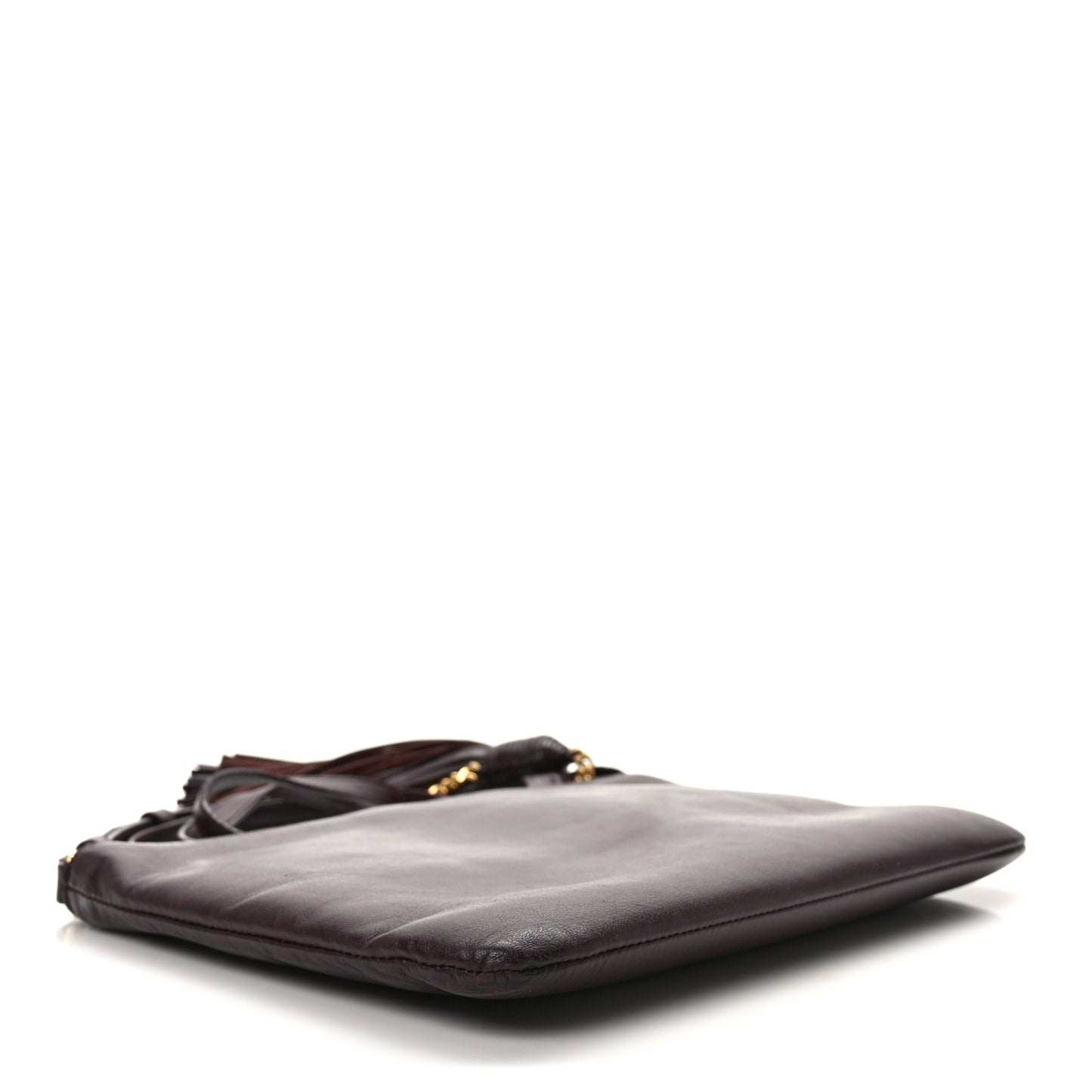 Calfskin Teen Monogram Crossbody Bag Bordeaux