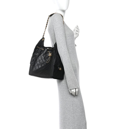 Chanel Caviar Quilted Medium Chanel 25 Handbag Black 3 of 16