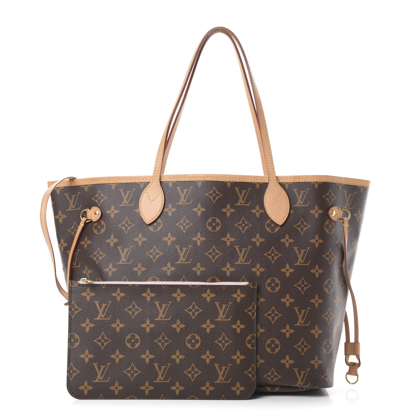 Monogram Neo Neverfull MM Rose Ballerine