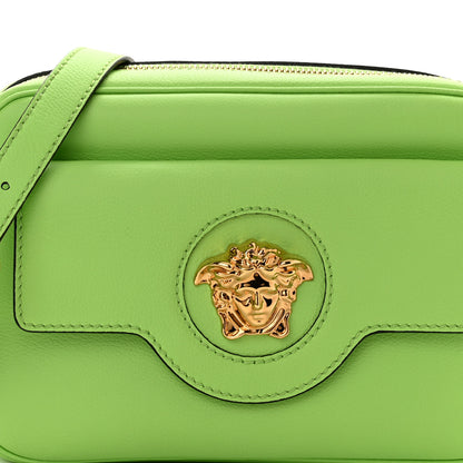Versace Grained Calfskin Medusa Camera Bag Green 7 of 9